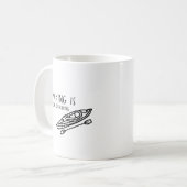 Mug Le kayak, c'est la détresse sociale (Devant gauche)
