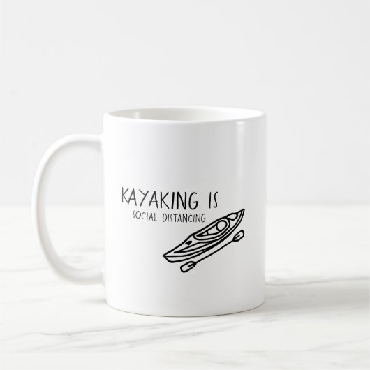 Mug Le kayak, c'est la détresse sociale (Gauche)