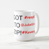 Mug Le #kevenge de #respill de Kevin Rudd a obtenu de (Devant droit)