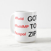 Mug Le #kevenge de #respill de Kevin Rudd a obtenu de (Devant gauche)