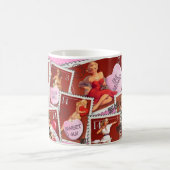 Mug Le kitsch Bitsch : Collection de timbre de (Centre)