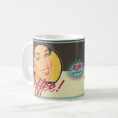 Mug Le kitsch Bitsch : Le café du KB ! (Devant gauche)