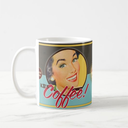 Mug Le kitsch Bitsch : Le café du KB ! (Gauche)