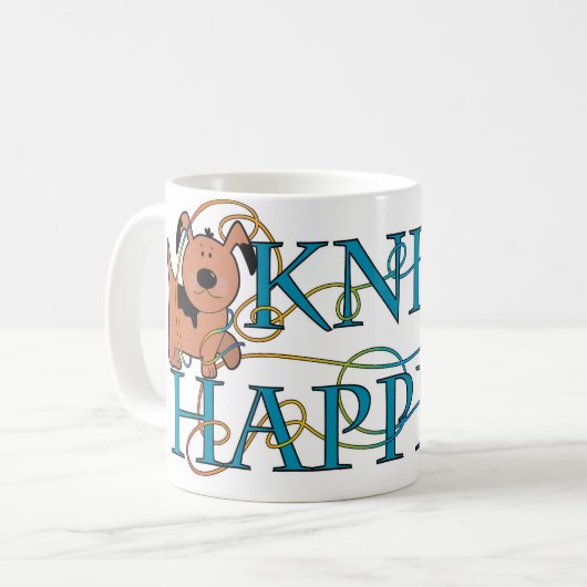 Mug Le Knit se produit (Devant gauche)