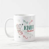 Mug Le Knit se produit énonciation drôle avec le fil (Gauche)