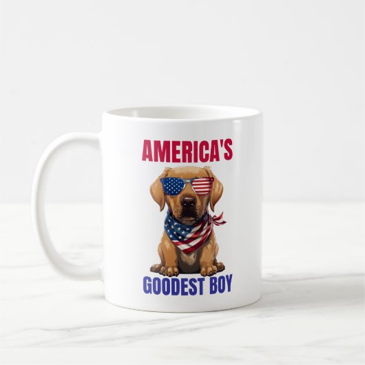 Mug Le Labrador le plus gentil d'Amérique (Gauche)