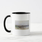 Mug Le Lac Balaton avec le rivage d'Akarattya, 1885 (Gauche)