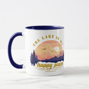 Mug Le lac est mon endroit heureux