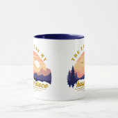 Mug Le lac est mon endroit heureux (Centre)