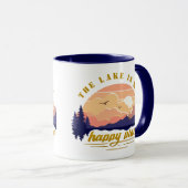 Mug Le lac est mon endroit heureux (Devant droit)