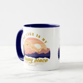 Mug Le lac est mon endroit heureux (Devant gauche)