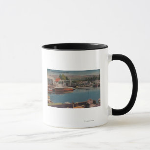 Mug Le lac Tahoe, CA - port de bateau au bijou en bois