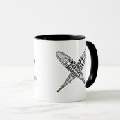 Mug Le lac Tupper appelle - des raquettes (Devant droit)