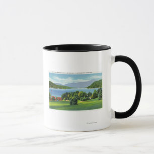 Mug Le lac Whiteface Mt dans la distance