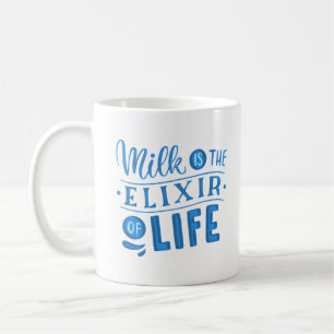 Mug le lait est l'élixir de la vie