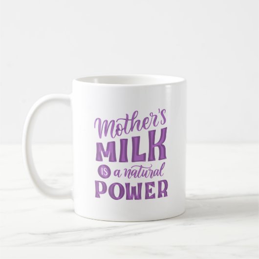 Mug le lait maternel est une puissance naturelle (Gauche)