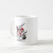 Mug Le lapin blanc (Devant gauche)