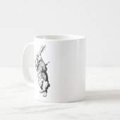 Mug Le lapin blanc encré (Devant gauche)