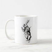 Mug Le lapin blanc encré (Gauche)