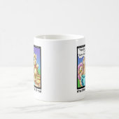 Mug Le Lapin De Pâques Est Un Fou De Bois Drôle (Centre)