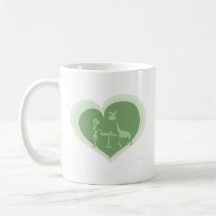 Mug Le lapin rencontre la girafe, café