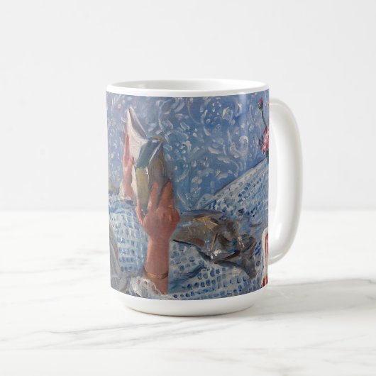 Mug Le lecteur | Lovis Corinth (Devant droit)