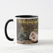 Mug "Le léopard mourra vers le bas avec l'enfant " (Gauche)