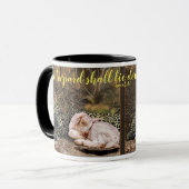 Mug "Le léopard mourra vers le bas avec l'enfant " (Devant gauche)