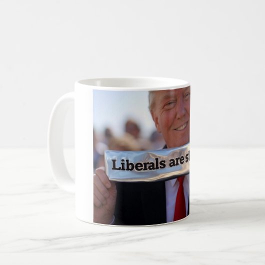 Mug Le libéralisme est stupide (Devant gauche)