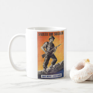 Mug Le Libérateur. Réimpression de l'affiche britanniq