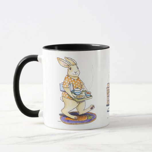 Mug Le lièvre aux boissons chaudes et le confort (Gauche)