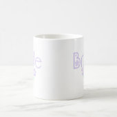 Mug Le lilas en pastel fleurit la jeune mariée (Centre)