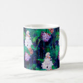 Mug Le LILAS IMPRESSIONNISTE FLEURIT l'indigo ORIGINAL (Devant droit)