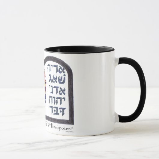 Mug Le lion a hurlé (Droite)