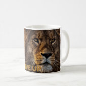 Mug Le Lion - N'abandonnez jamais (Devant droit)