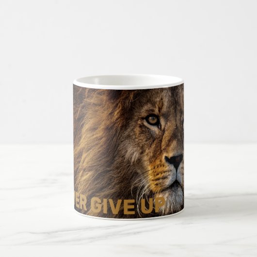 Mug Le Lion - N'abandonnez jamais (Centre)