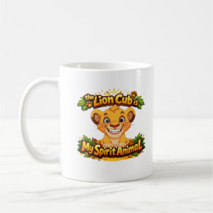 Mug Le Lionceau Est Mon Animal Spirituel – Chocolat Ch