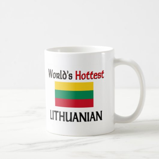 Mug Le Lithuanien le plus chaud du monde (Droite)