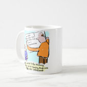 Mug Le livre de lecture de l'enfant est assez ambitieu (Devant gauche)