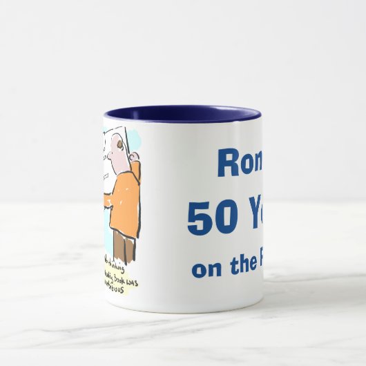 Mug Le livre de lecture de l'enfant est assez ambitieu (Centre)