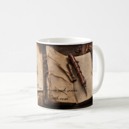 Mug Le livre de Thomas de la série web BrookStone Squa (Devant droit)