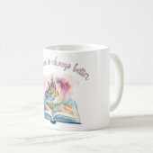 Mug Le livre est toujours meilleur (Devant droit)