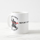 Mug le logo d'argent liquide, le logo d'argent (Devant gauche)