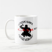 Mug le logo d'argent liquide, le logo d'argent (Gauche)