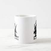 Mug le logo de bateau de pirate de baie de pirate (Centre)