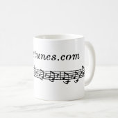 Mug Le logo de flutetunes.com (Devant droit)