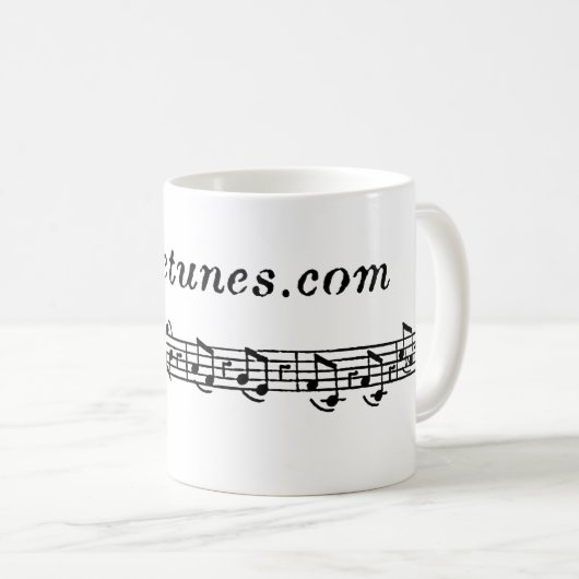 Mug Le logo de flutetunes.com (Devant droit)