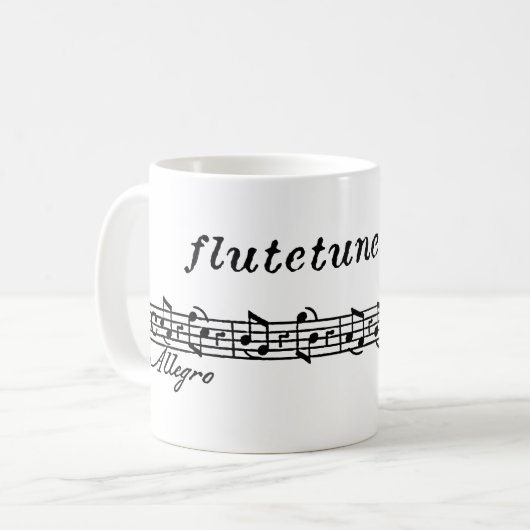 Mug Le logo de flutetunes.com (Devant gauche)