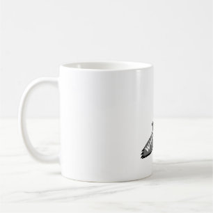 Mug Le logo de l'oiseau de White Sands Nouveau Mexique