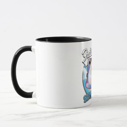 Mug Le logo fabuleux du rétro seychellois (Gauche)